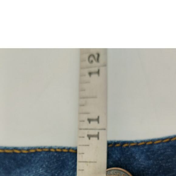 New York Rewash Blue Cut off Shots Denim Jean Sz 5/27 Daisy - Picture 9 of 16